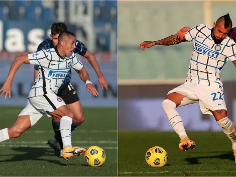 Conte cuenta con Alexis y Vidal titulares para Inter-Lazio