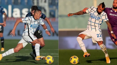 Alexis Sánchez y Arturo Vidal aparecen con opciones de titularidad para el encuentro entre Inter y Lazio este fin de semana