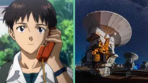 Shinji Ikari en "Evangelion" y el Observatorio Alma en la Región de Atacama.