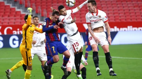Sevilla le ganó 2-0 al Barcelona en la primera semifinal de la Copa del Rey