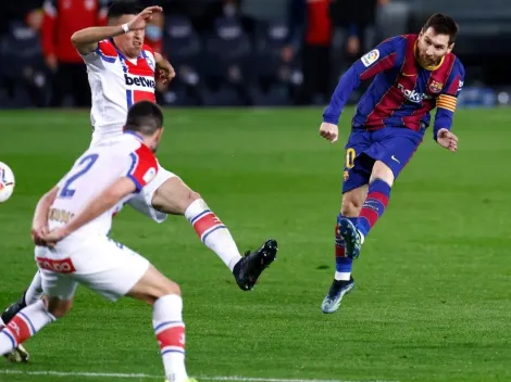 Messi puso la magia para la goleada del Barcelona