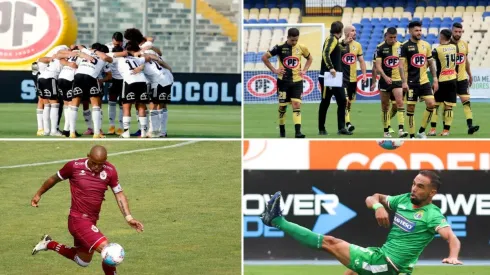 Colo Colo enfrenta a O'Higgins, Coquimbo Unido ante Palestino, Deportes La Serena ante Audax Italiano y Deportes Iquique frente a Santiago Wanderers decidirán el futuro en la última fecha.