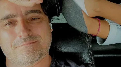 El actor está de vacaciones junto a sus hijos.