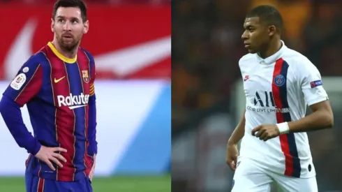 Messi frente a frente con Mbappé en un partidazo de Champions League.