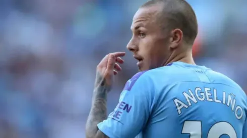 Angeliño jugó en dos períodos en Manchester City: 2015-2017 y 2019-2020