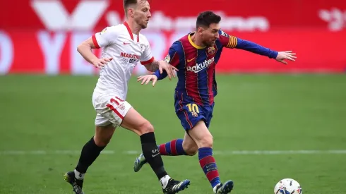 Lionel Messi fue la gran figura del Barcelona ante el Sevilla