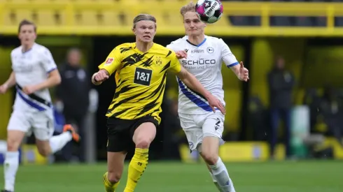 Haaland no marcó, pero asistió en la goleada del Dortmund