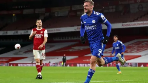 Jamie Vardy ha liderado a los Foxes hasta la cima de la tabla.