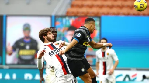 Alexis Sánchez se lució a un minuto de ingresar al campo.