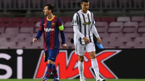 Cristiano Ronaldo y Lionel Messi durante esta Champions League.