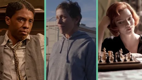 Algunos de los ganadores de los Globos de Oro 2021.