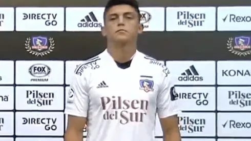 Fritz ya posa con la camiseta de Colo Colo