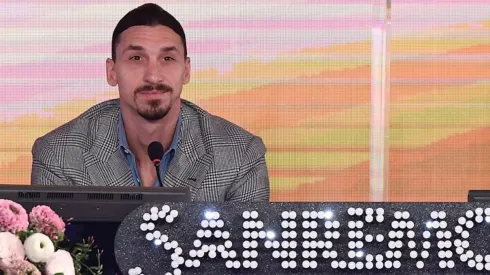 Zlatan Ibrahimovic en la conferencia previa al Festival de San Remo