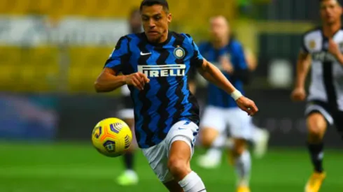 Alexis anotó un doblete en el triunfo del Inter ante Parma