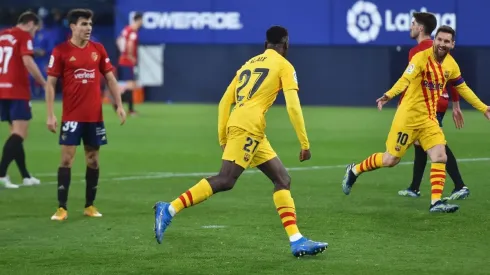 Barcelona derrotó al Osasuna con dos asistencias de Lionel Messi.