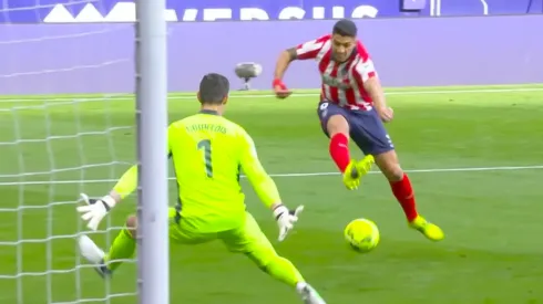 Suárez anotó el 1-0 ante el Real Madrid