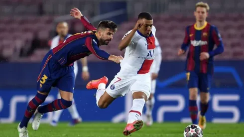 Kylian Mbappé fue la gran estrella del encuentro de ida frente a los Culés.