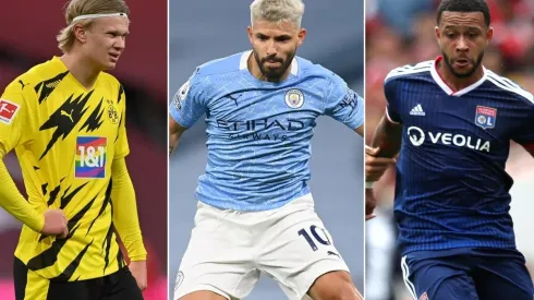 Erling Haaland, Memphis Depay y Sergio Agüero están en la órbita azulgrana.