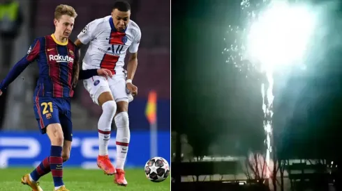 Hinchas del PSG interrumpieron el descanso del Barcelona