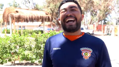 Nicolás Maturana sacó sonrisas en medio de la pretemporada que realiza Cobreloa en Calama, de cara a una nueva temporada en Primera B