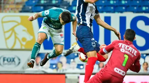 Dávila anotó el único gol de León ante Monterrey