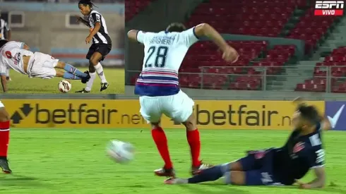 Braghieri tiene antecedentes y ya había dado un criminal patadón a Ronaldinho antes de Larrivey.