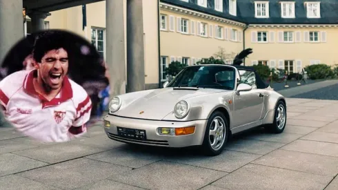 Millonaria subasta de un Porsche 911 que perteneció a Diego Maradona en Sevilla.