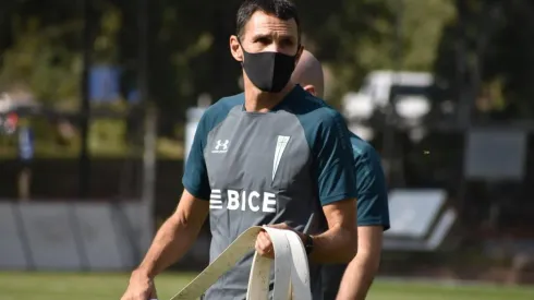 Gustavo Poyet dio sus sensaciones tras su primera práctica con Universidad Católica.