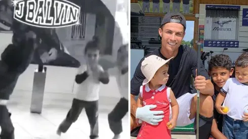 Los hijos de Cristiano ya se saben de memoria el tema de J Balvin