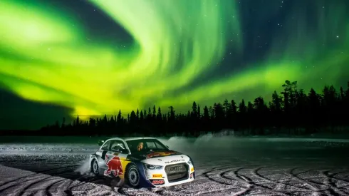 Mattias Ekström confió en el lente de Jaanus Ree para este espectacular trabajo.