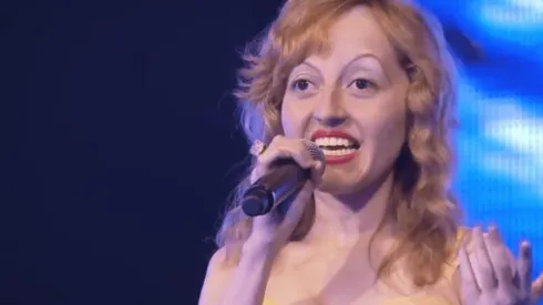 Raquel Castillo en uno de sus pasos por "Talento Chileno".