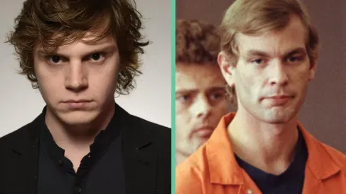 Evan Peters y Jeffrey Dahmer.