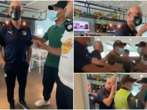 Aprietan a ex DT de la U: Arias casi se va a los golpes en Colombia