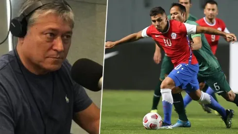 El retirado futbolista no quedó conforme con el primer tiempo de La Roja.