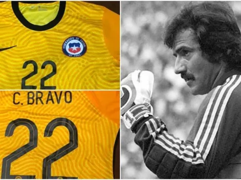 Bravo con la camiseta 22: emotivo homenaje al Gato Osbén