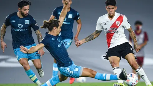 Paulo Díaz en River y Gabriel Arias y Eugenio Mena en Racing: tres chilenos titulares en el empate.