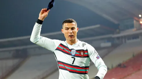Cristiano Ronaldo salió molesto del partido entre Serbia y Portugal.