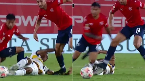 El Chaco Insaurralde hizo de las suyas en un intenso clásico entre Independiente y Boca Juniors