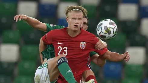 Haaland sufrió por sus rodillas