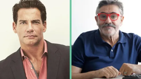 Cristian de la Fuente junto a Vicente Sabatini.