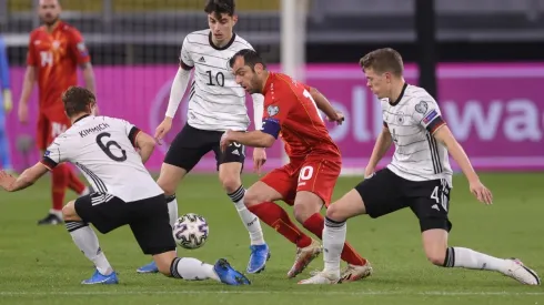 Pandev fue el encargado de abrir la cuenta ante los germanos.