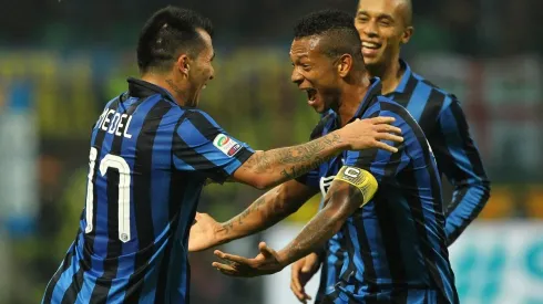 Fredy Guarín jugó con Gary Medel en el Inter de Milán.