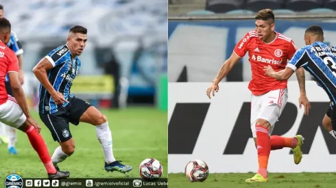 César Pinares y Carlos Palacios fueron protagonistas del clásico gaúcho que Gremio le ganó a Internacional de Porto Alegre