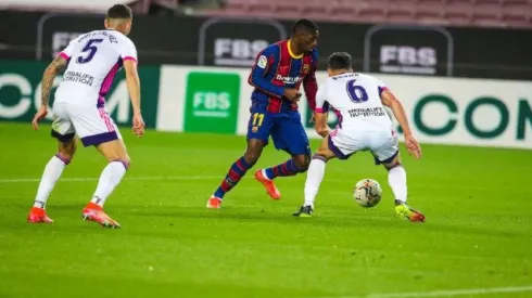 Dembélé fue la gran figura, anotando el gol del triunfo en el final