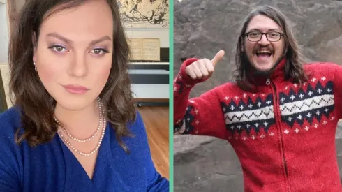 Daniela Vega y Mauricio Palma.