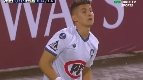 Martín Parra ahora la rompe en su debut por Copa Sudamericana en Huachipato.