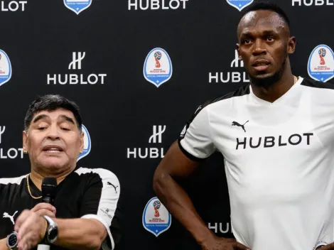 Usain Bolt: "Siempre soñé ser una leyenda como Maradona"