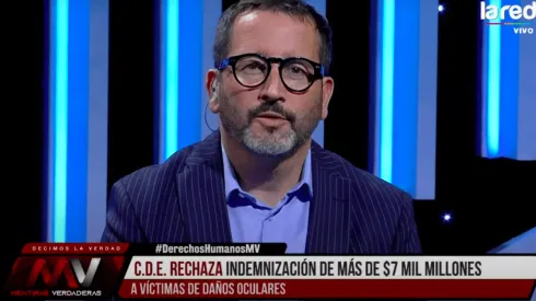 Eduardo Fuentes al cierre de "Mentiras Verdaderas", con su potente mensaje.