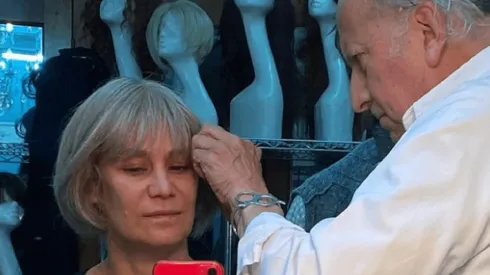 El estilista trabajó en el "envejecimiento" de María Luisa.