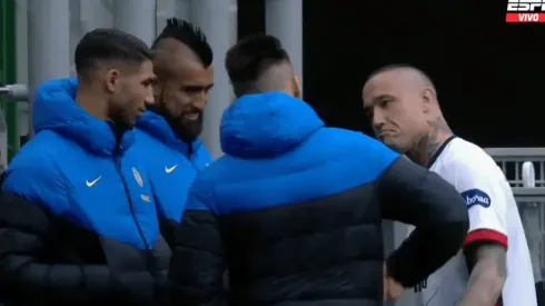 El Ninja junto a sus ex compañeros